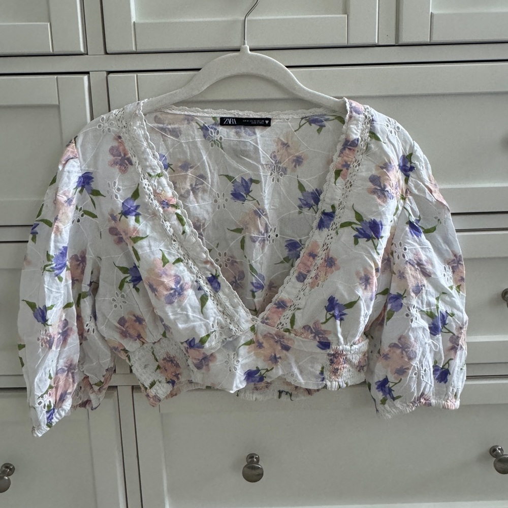 Floral Zara Puff Sleeve Blouse